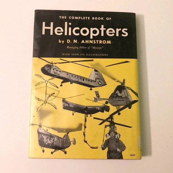 Vintage 1954 The Complete Book Of Helicopters D N Ahnstrom Ex Lib Book - Picture 2 of 16